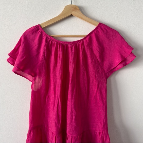 Counterparts NWT Pink Short Sleeve Blouse Size Large - Picture 7 of 10